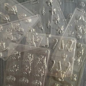 Assorted candy/chocolate molds - 8ct